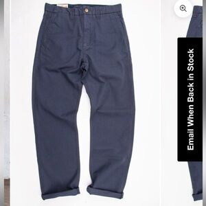 FREENOTE CLOTH SPORTMAN Deck Pant Navy 100% cotton
